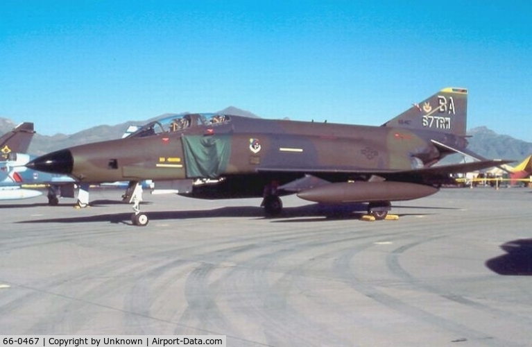 66-0467, 1966 McDonnell RF-4C Phantom II C/N 2615, Euro 1