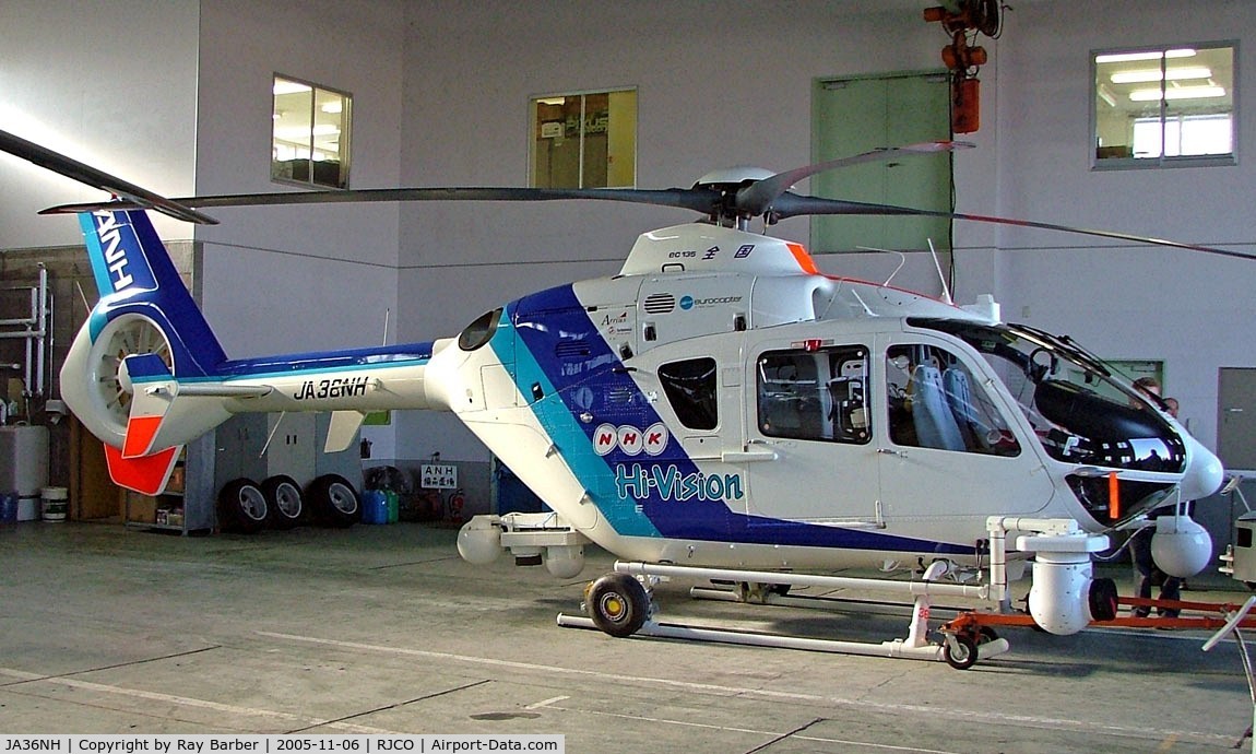 JA36NH, 2005 Eurocopter EC-135T-2 C/N 0388, Eurocopter EC.135T2 [0388] (All Nippon Helicopters) Sapporo-Okadama~JA 05/11/2005