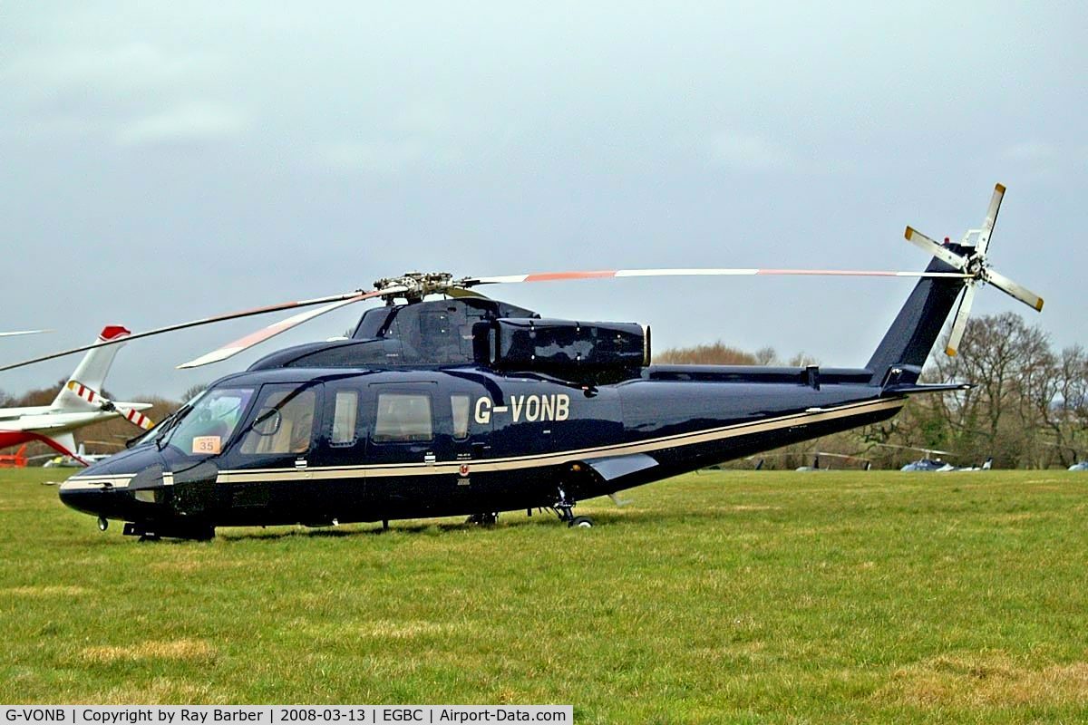 G-VONB, 1992 Sikorsky S-76B C/N 760399, Sikorsky S-76B [760399] (Premiair Aviation Services) Cheltenham Racecourse~G 13/03/2008