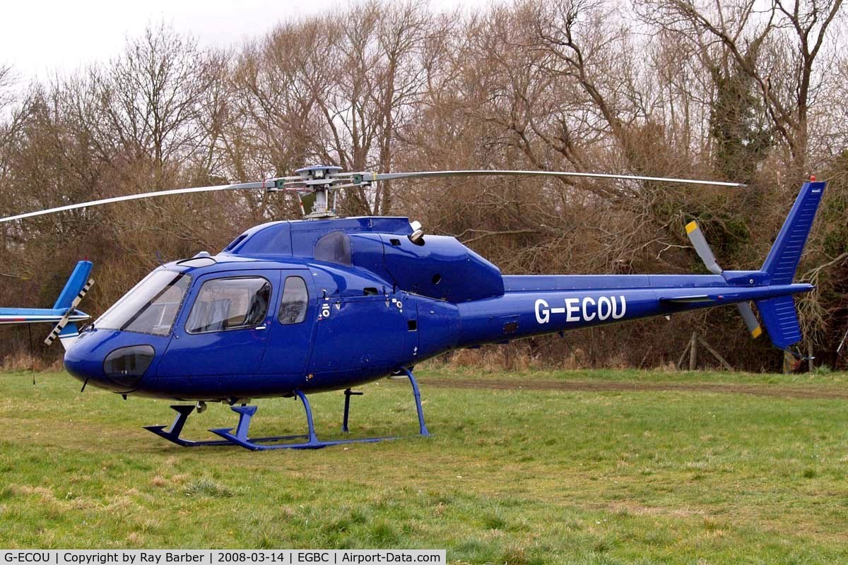 G-ECOU, 1990 Aerospatiale AS-355F-2 Ecureuil 2 C/N 5464, Aerospatiale AS.355F2 Ecureuil II [5464] (Rulegate Ltd) Cheltenham Racecourse~G 13/03/2008