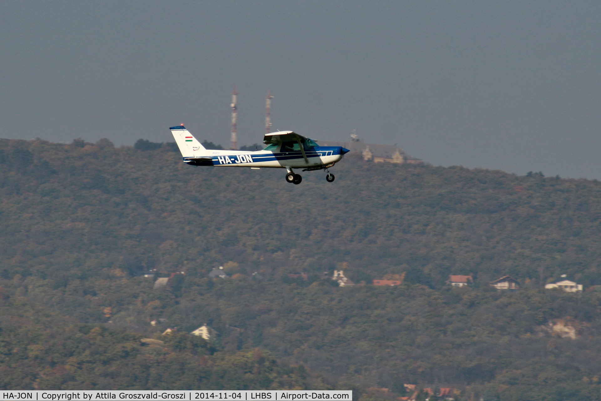 HA-JON, Cessna 152 C/N 15279589, Budaörs Airport