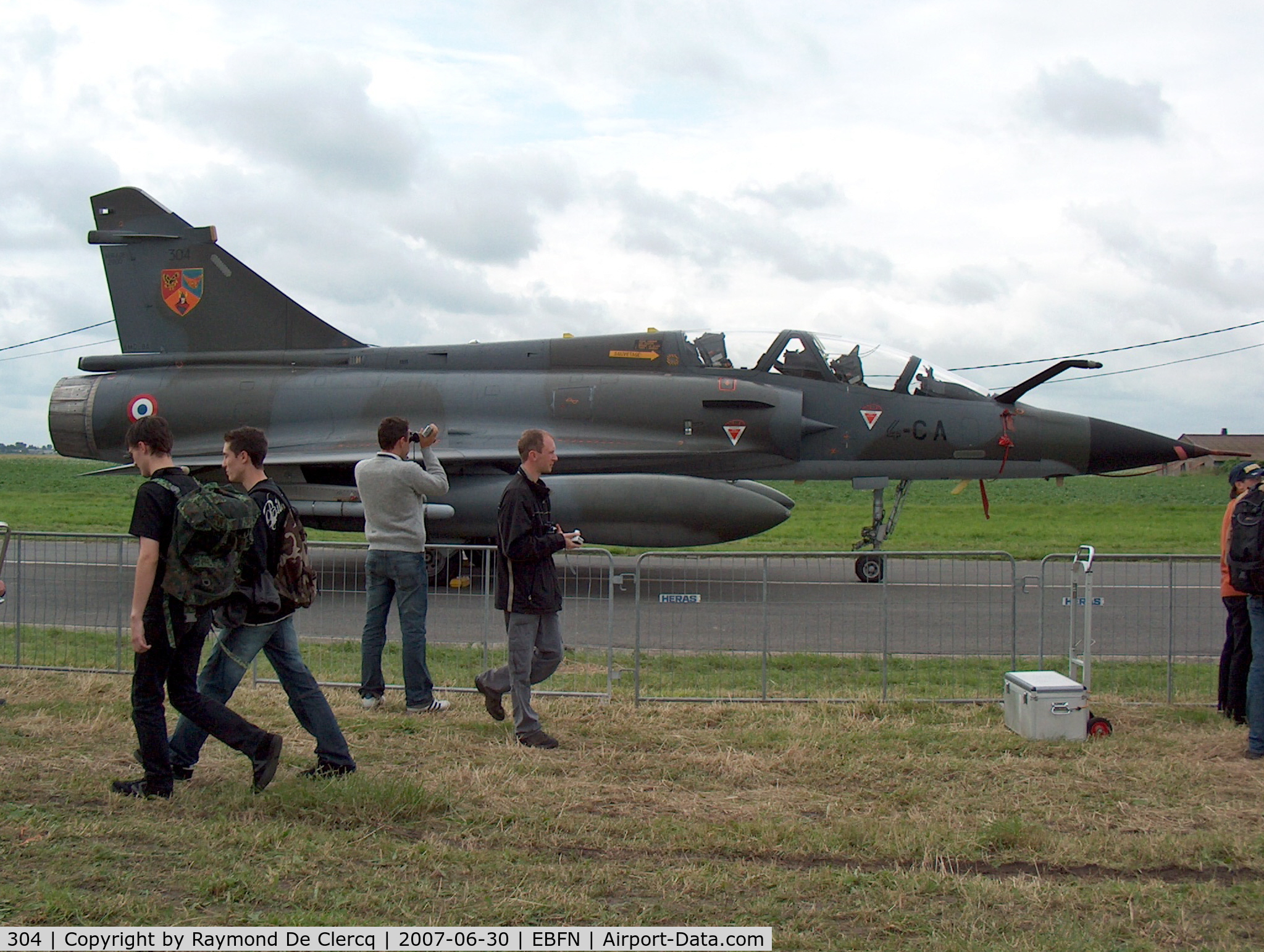 304, Dassault Mirage 2000N C/N 3404, Koksijde Airshow on 30-6-2007.