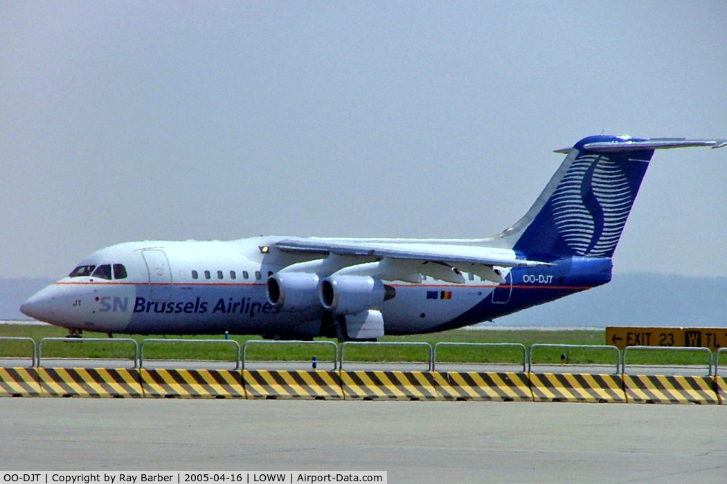 OO-DJT, 1996 British Aerospace Avro 146-RJ85 C/N E.2294, BAe 146-RJ85 [E2294] (SN Brussels Airlines) Vienna-Schwechat~OE 16/04/2005