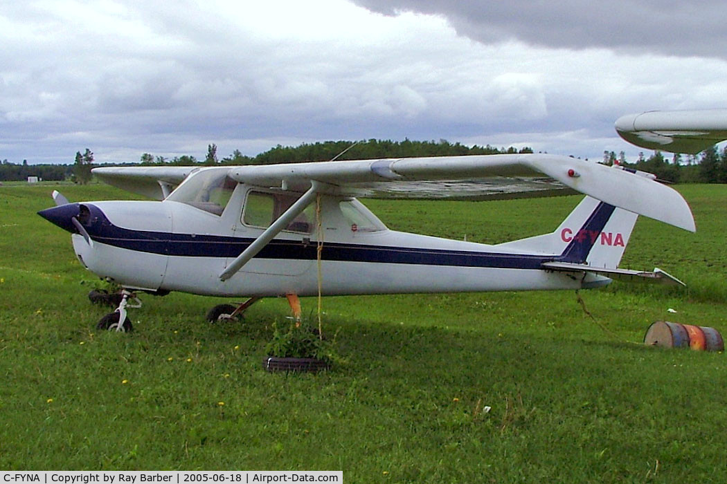 C-FYNA, 1969 Cessna 150J C/N 15070193, Cessna 150J [150-70193] Vankleek Hill~C 18/06/2005. Stored next to Herbs Truck Stop on Route 417 Ontario.