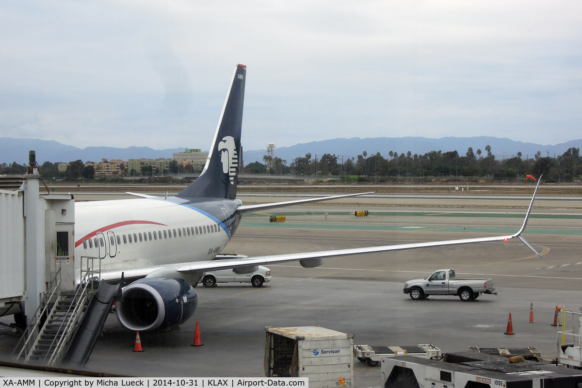 XA-AMM, 2014 Boeing 737-852 C/N 39944, My first ever ride on a B737 with Scimitar winglet (LAX-MEX) - the jet was just 4 months old.