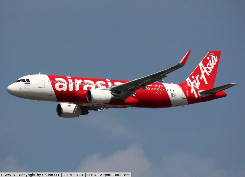 F-WWIN, 2014 Airbus A320-216 C/N 6240, C/n 6240 - To be HS-BBO
