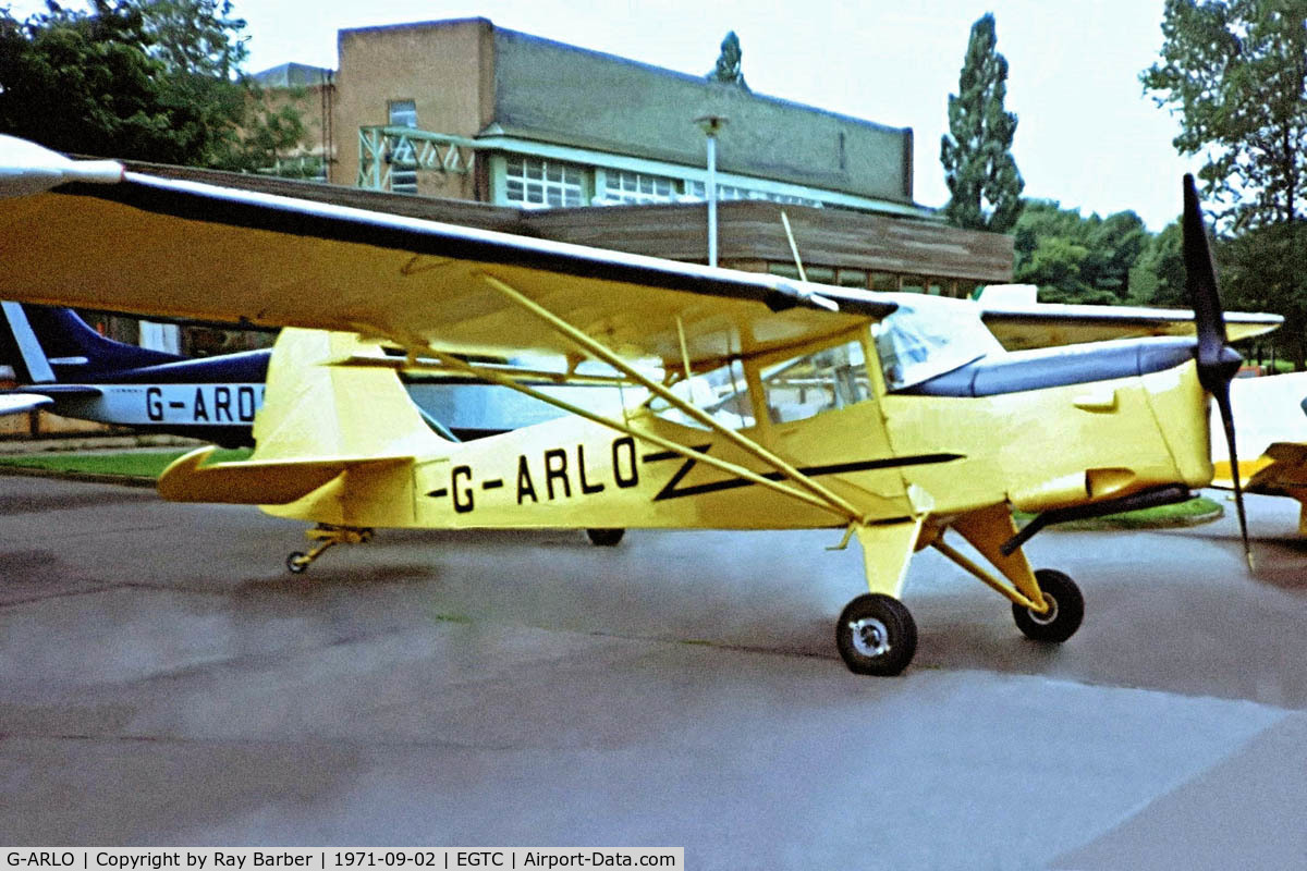 G-ARLO, Beagle A-61 Terrier 1 C/N B.2500, Beagle A.61 Terrier 1 [2500] Cranfield~G 02/09/1971. From a slide.