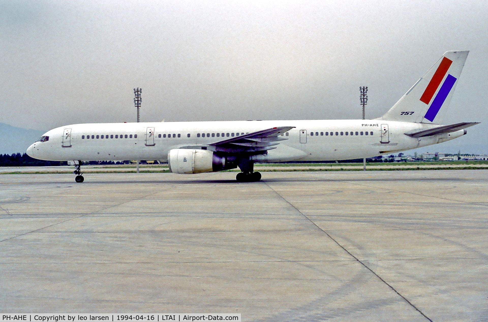 PH-AHE, 1988 Boeing 757-27B C/N 24135, AYT Antalya 16.4.94