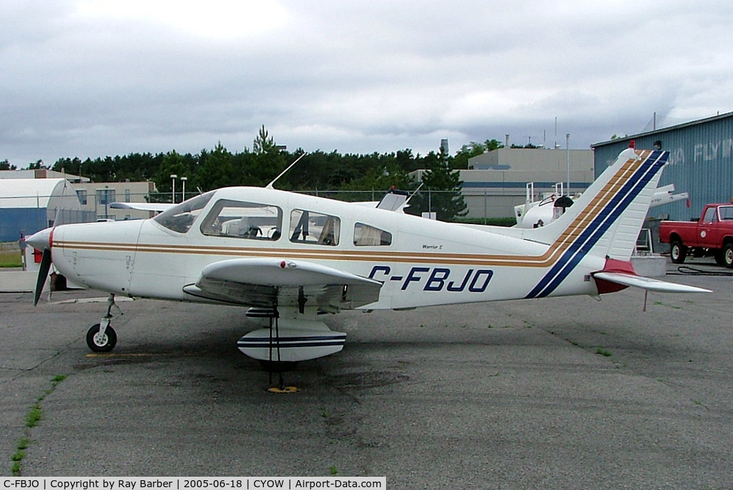 C-FBJO, 1979 Piper PA-28-161 C/N 28-7916067, Piper PA-28-161 Warrior II [28-7916067] Ottawa-Macdonald Cartier International~C 18/06/2005