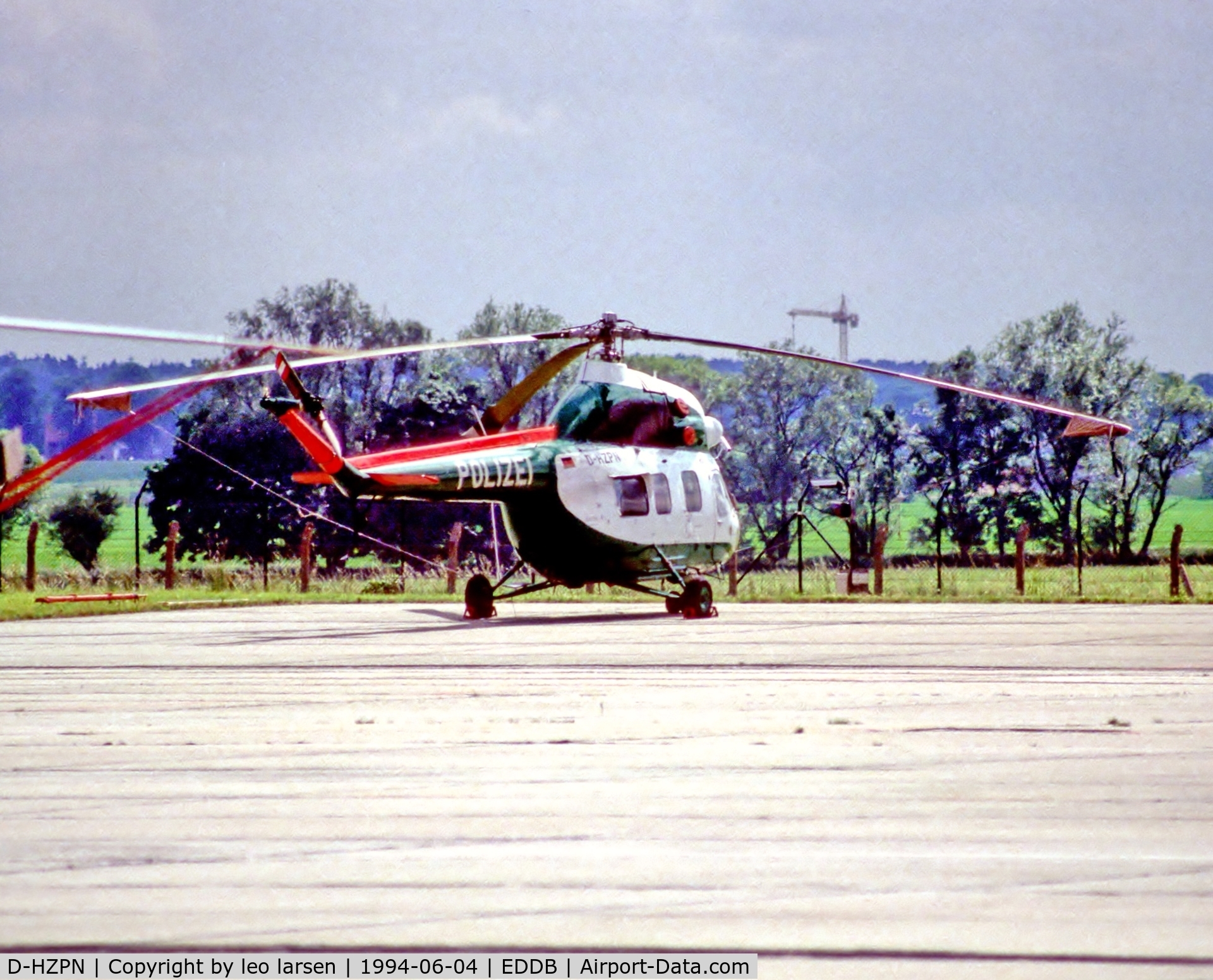 D-HZPN, 1973 WSK Swidnik Mi-2 C/N 562817043, Berlin ILA 4.6.94