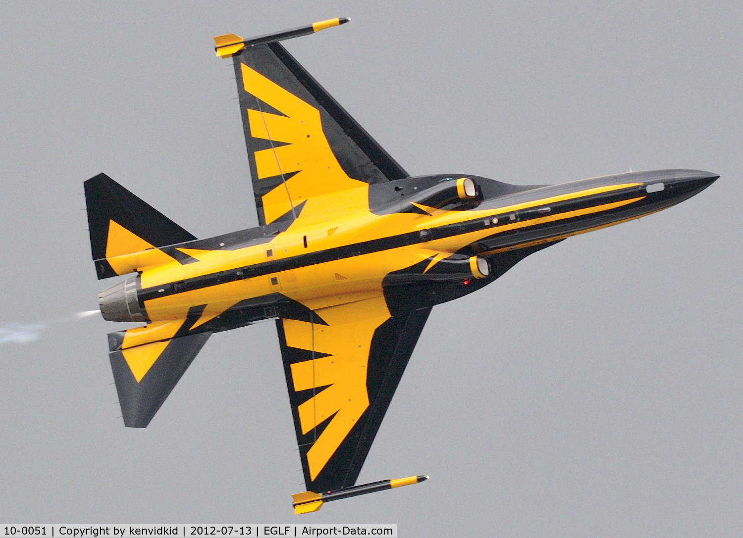 10-0051, 2010 Korean Aerospace Industries T-50B Golden Eagle C/N KA-051, In the flying display at FIA 2014.