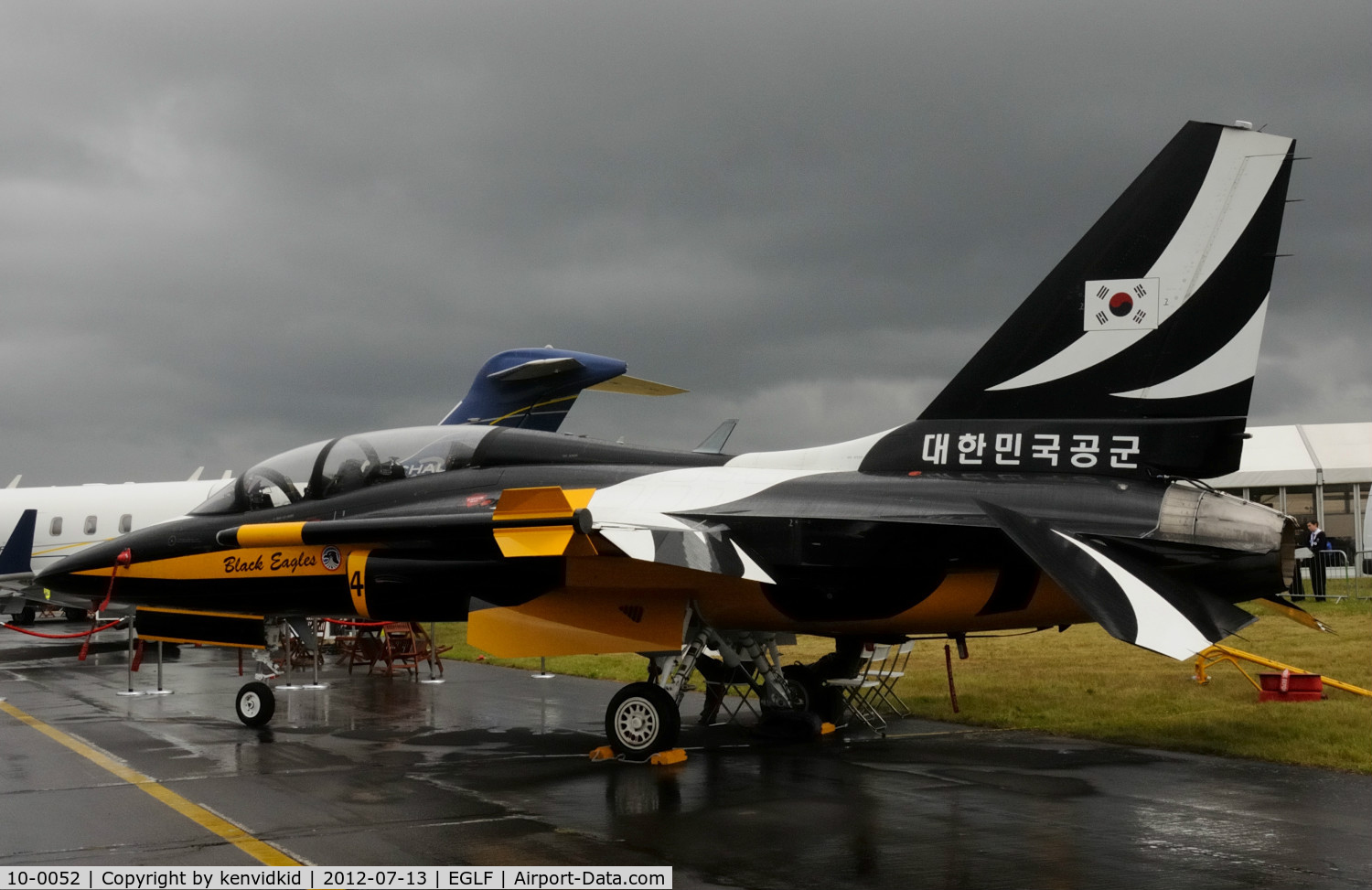 10-0052, 2010 Korean Aerospace Industries T-50B Golden Eagle C/N KA-052, On static display at FIA 2012.