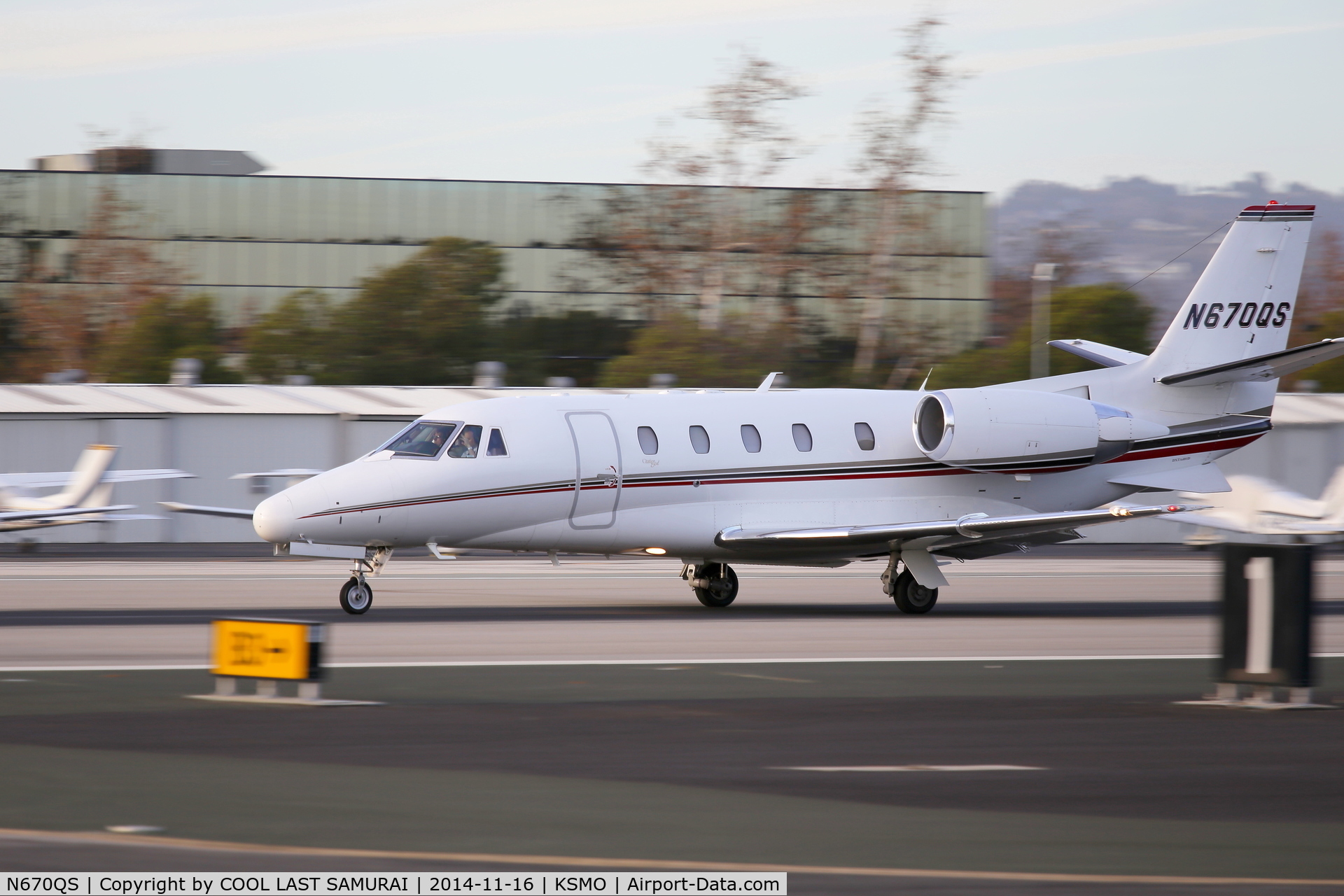 N670QS, 2001 Cessna 560XL Citation Excel C/N 560-5170, departing from Rwy21