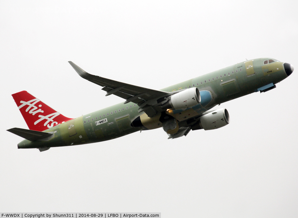 F-WWDX, 2014 Airbus A320-216 C/N 6262, C/n 6262 - For AirAsia