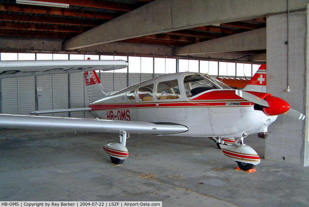 HB-OMS, 1973 Piper PA-28-180 Cherokee Challenger C/N 28-7305437, Piper PA-28-180 Challenger G [28-7305437] Birrfeld~HB 22/07/2004