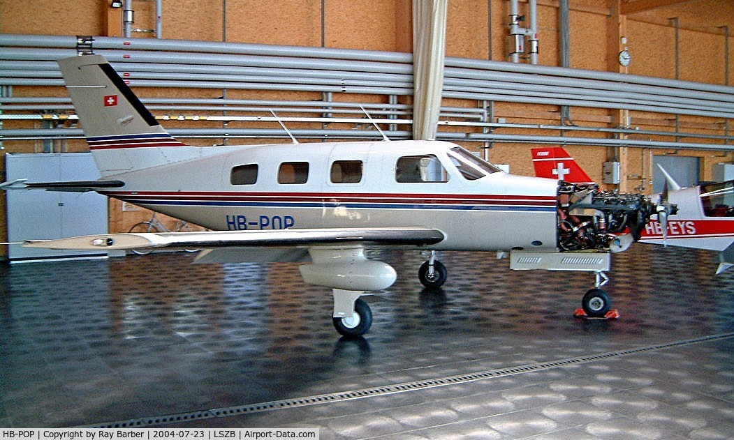 HB-POP, 1989 Piper PA-46-350P Malibu Mirage C/N 46-22077, Piper PA-46-350P Malibu Mirage [4622077] Bern Belp~HB 23/07/2004