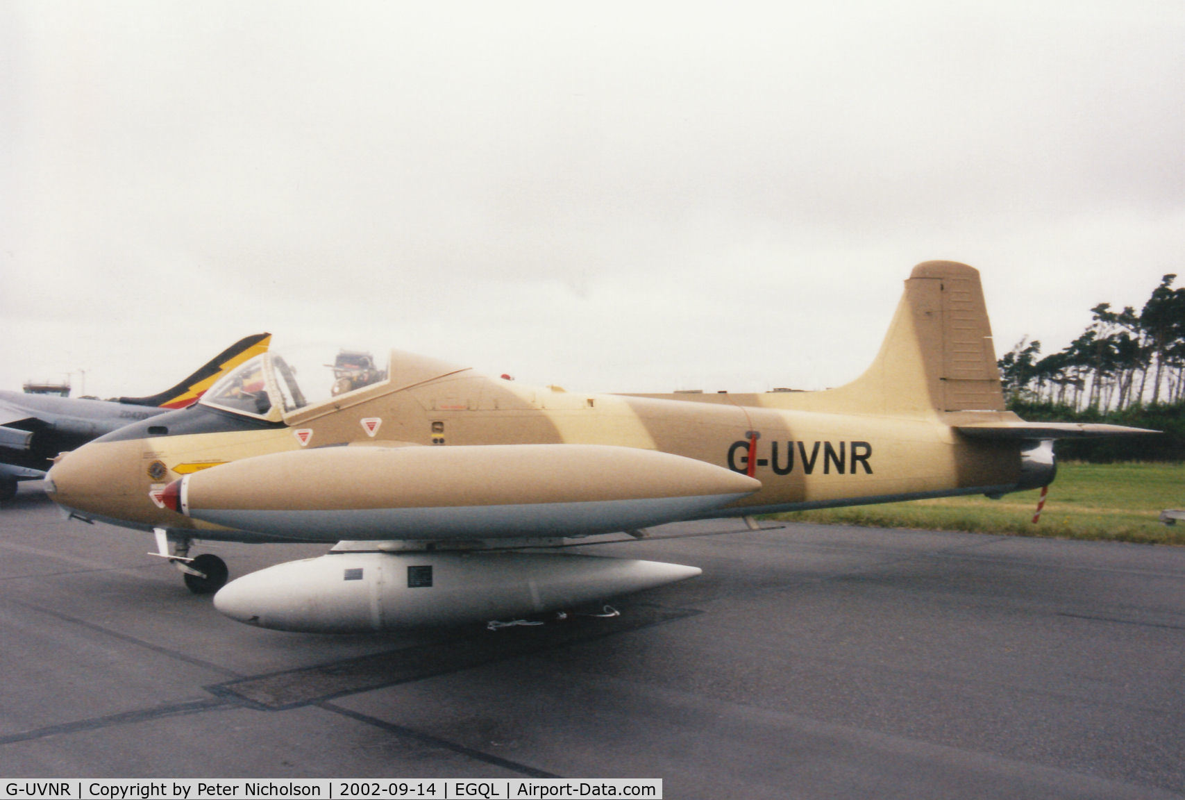 G-UVNR, 1971 BAC 167 Strikemaster Mk.87 C/N EEP/JP/2876, Strikemaster Mk.87 on display at the 2002 RAF Leuchars Airshow.