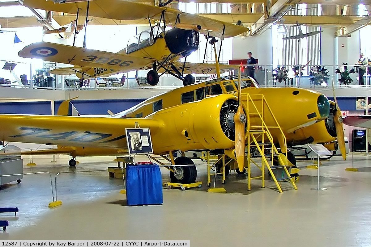 12587, Avro 652A Anson II Replica C/N From spares, Avro Anson V [MDF398] Calgary-International~C 22/07/2008