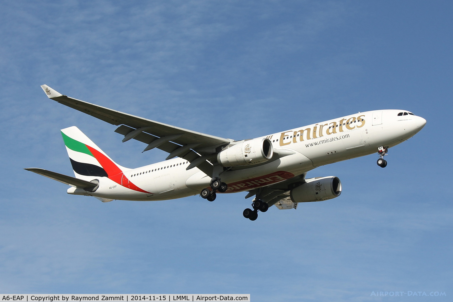 A6-EAP, 2003 Airbus A330-243 C/N 509, A330 A6-EAP Emirates