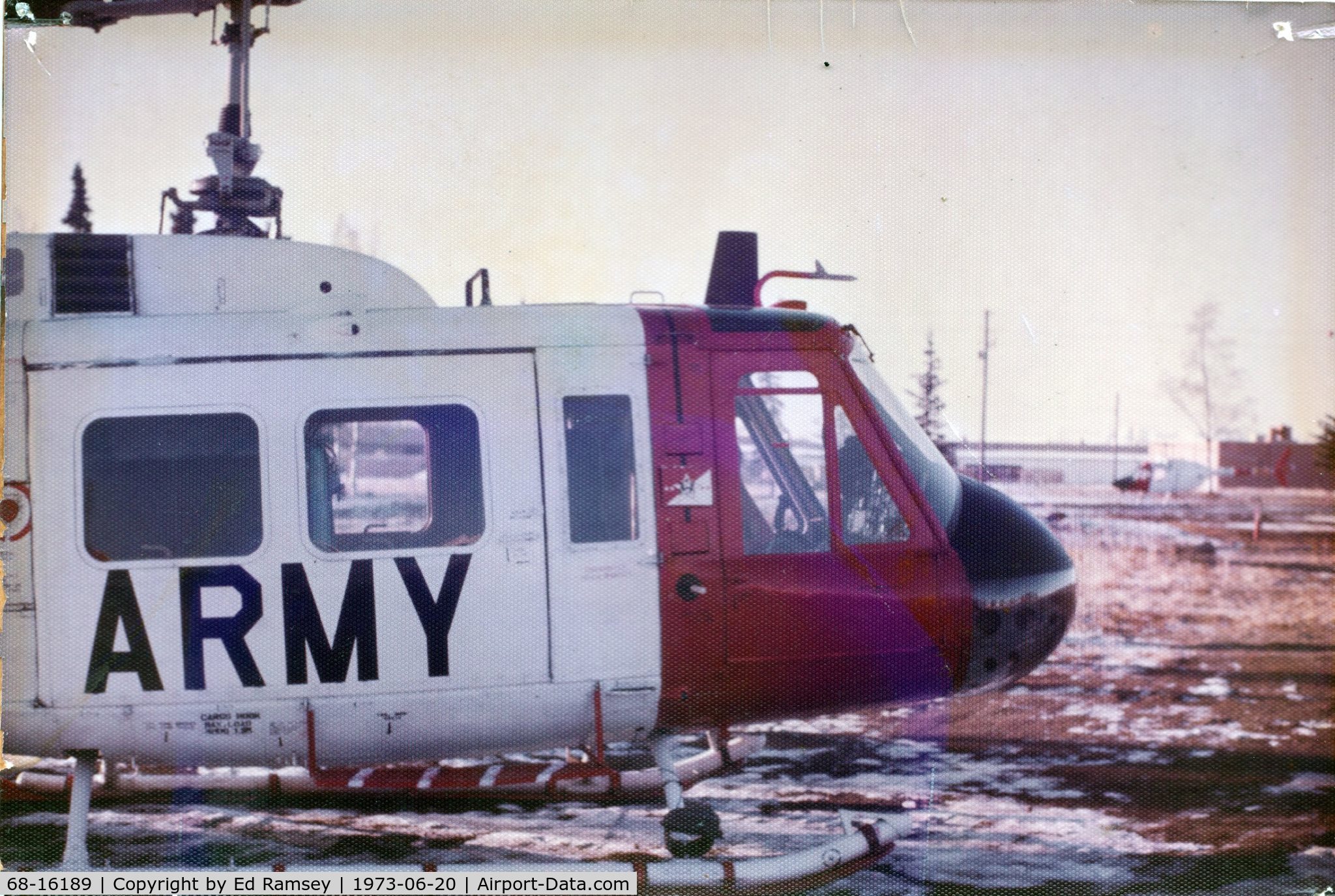68-16189, 1968 Bell UH-1H Iroquois C/N 10848, 68-16189 was the VIP Acft from 1972-1974 in the 120th Avn BN Fort Richardson, AK while I was there.  I don't know how much longer it was there.