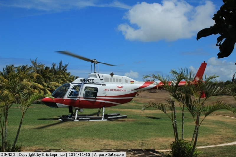 3B-NZD, 1997 Bell 206B JetRanger IV C/N 4464, Belle jet Ranger 3B-NZD Air Mauritius