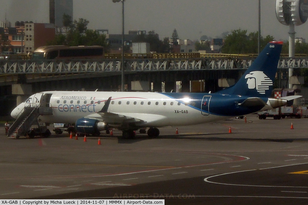XA-GAB, 2006 Embraer 175LR (ERJ-170-200LR) C/N 17000147, At Mexico City