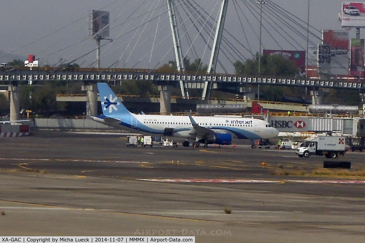 XA-GAC, 2013 Airbus A320-214 C/N 5933, At Mexico City