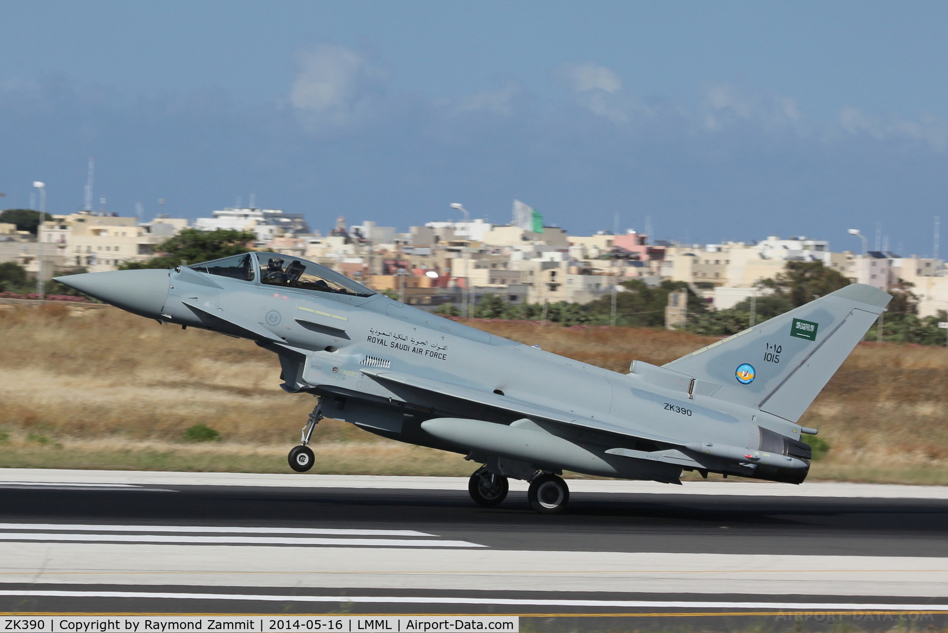 ZK390, 2014 Eurofighter EF-2000 Typhoon F2 C/N CS025/403, Eurofighter EF-2000 Typhoon 1015 of Royal Saudi Air Force