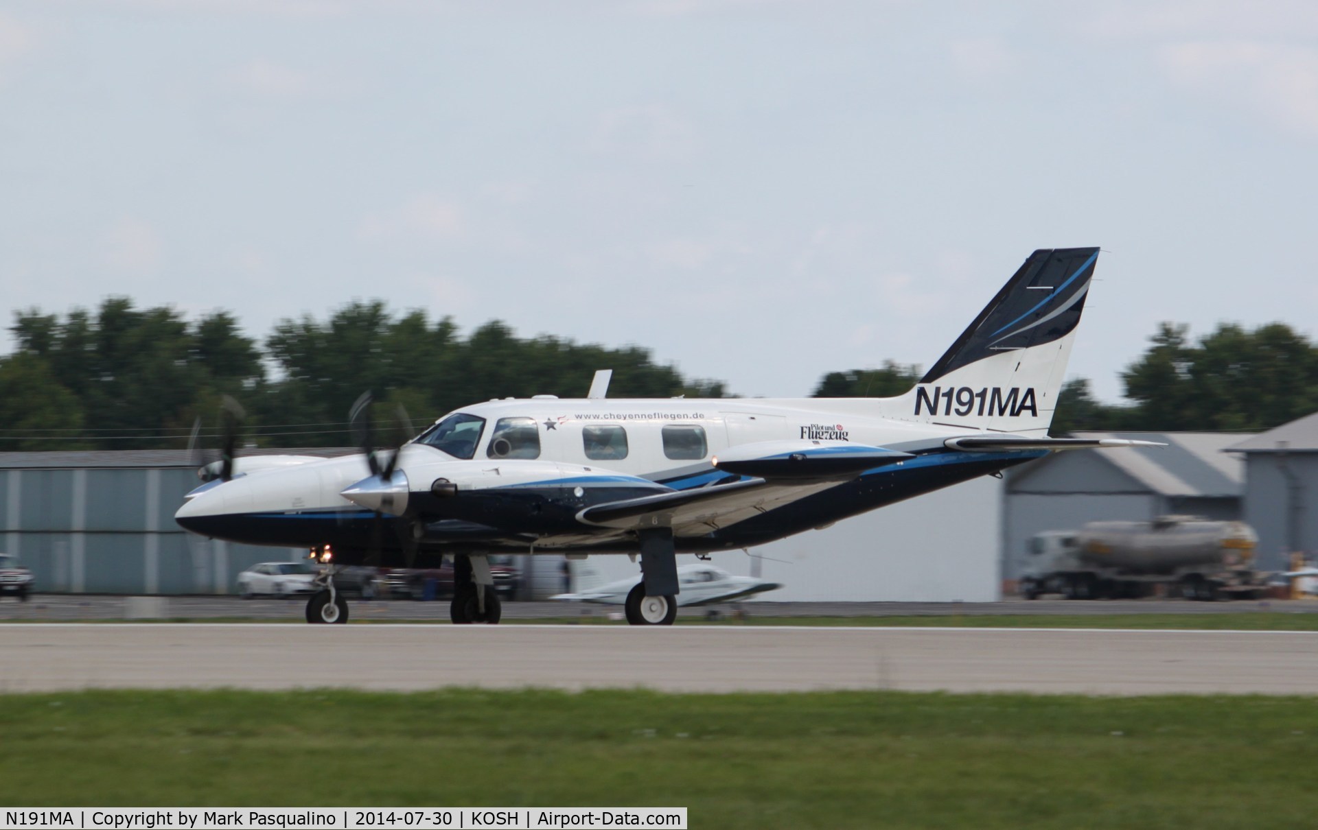 N191MA, Piper PA-31T1 Cheyenne 1 C/N 31T-8104019, Piper PA-31T1