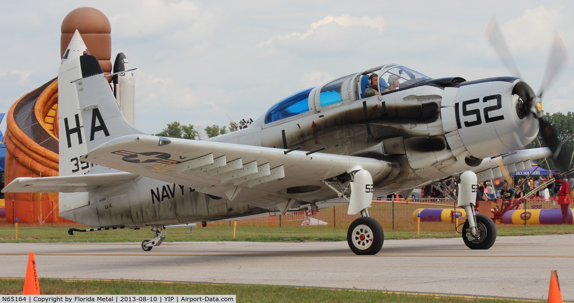 N65164, 1955 Douglas EA-1E Skyraider AD-5W C/N 55-471DH, EA-1E Skyraider