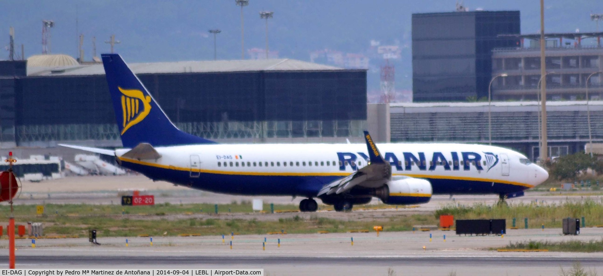 EI-DAG, 2002 Boeing 737-8AS C/N 29940, El Prat - Bracelona