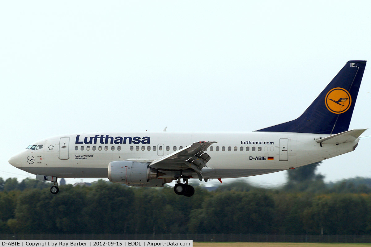 D-ABIE, 1990 Boeing 737-530 C/N 24819, Boeing 737-530 [24819] (Lufthansa) Dusseldorf~D 15/09/2012