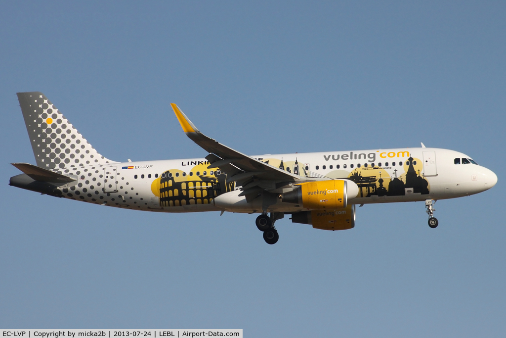 EC-LVP, 2013 Airbus A320-214 C/N 5587, Landing