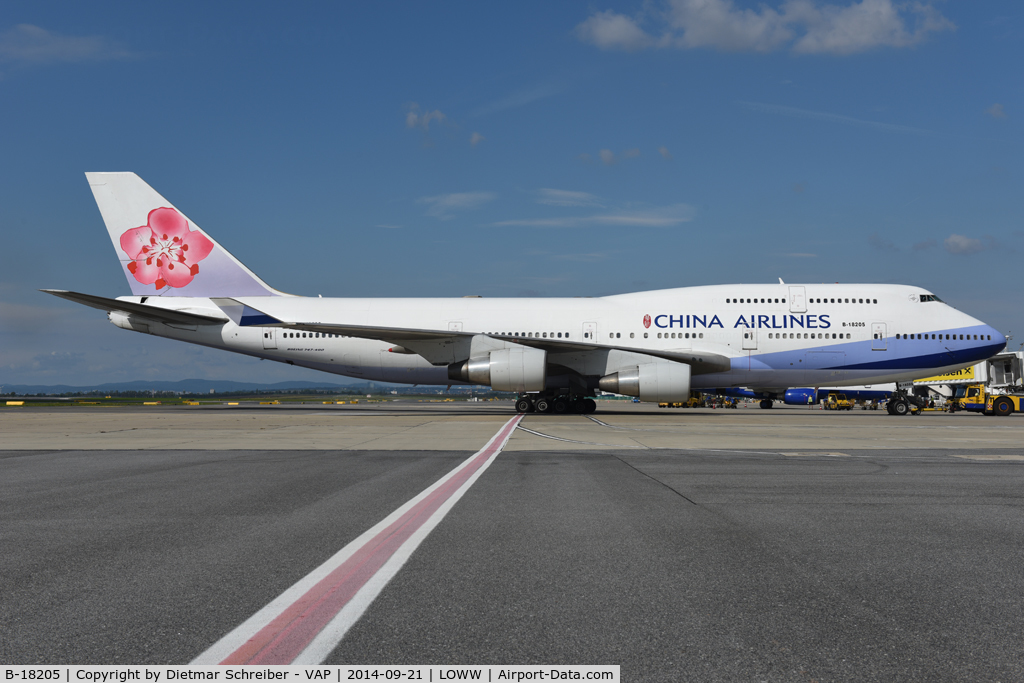 B-18205, Boeing 747-409 C/N 28712, China Airlines Boeing 747-400