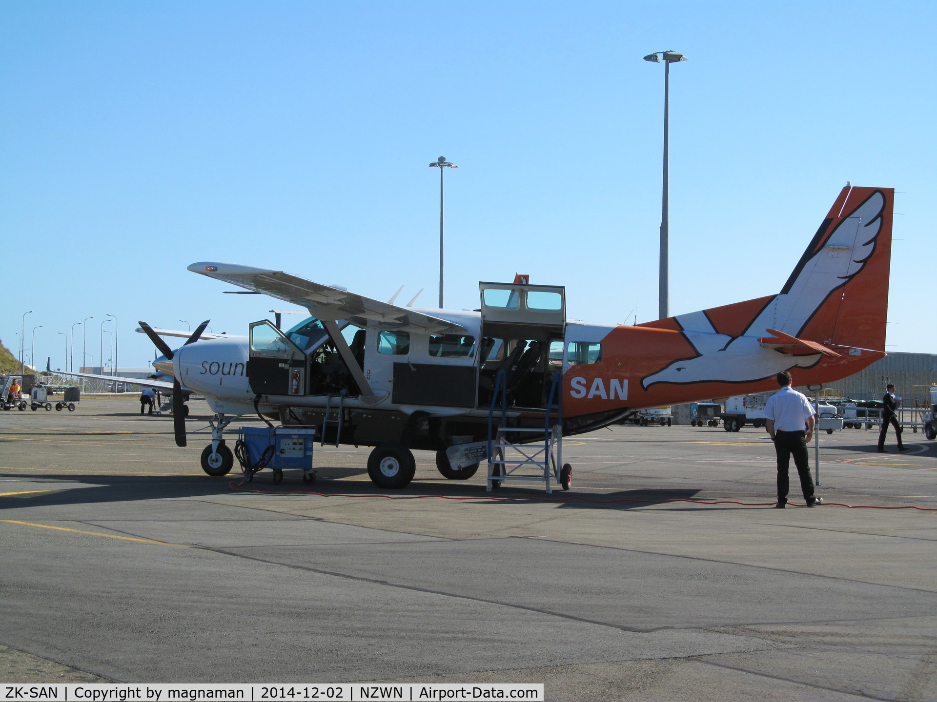 ZK-SAN, 2002 Cessna 208 Caravan I C/N 20800360, still a c 208