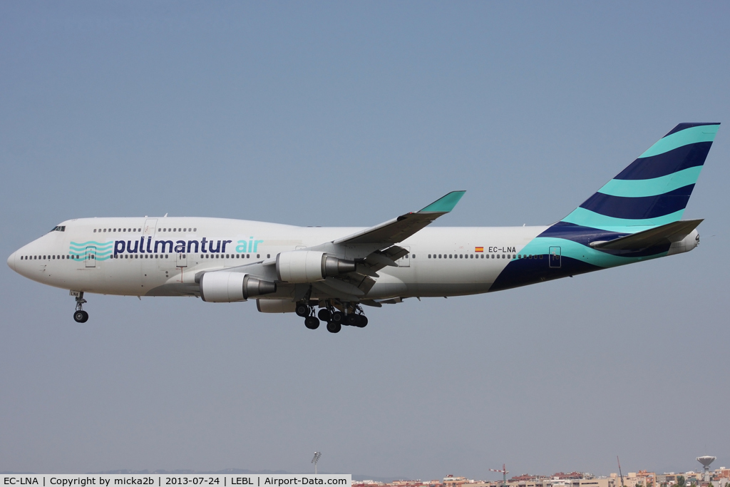 EC-LNA, 1992 Boeing 747-446 C/N 26346, Landing