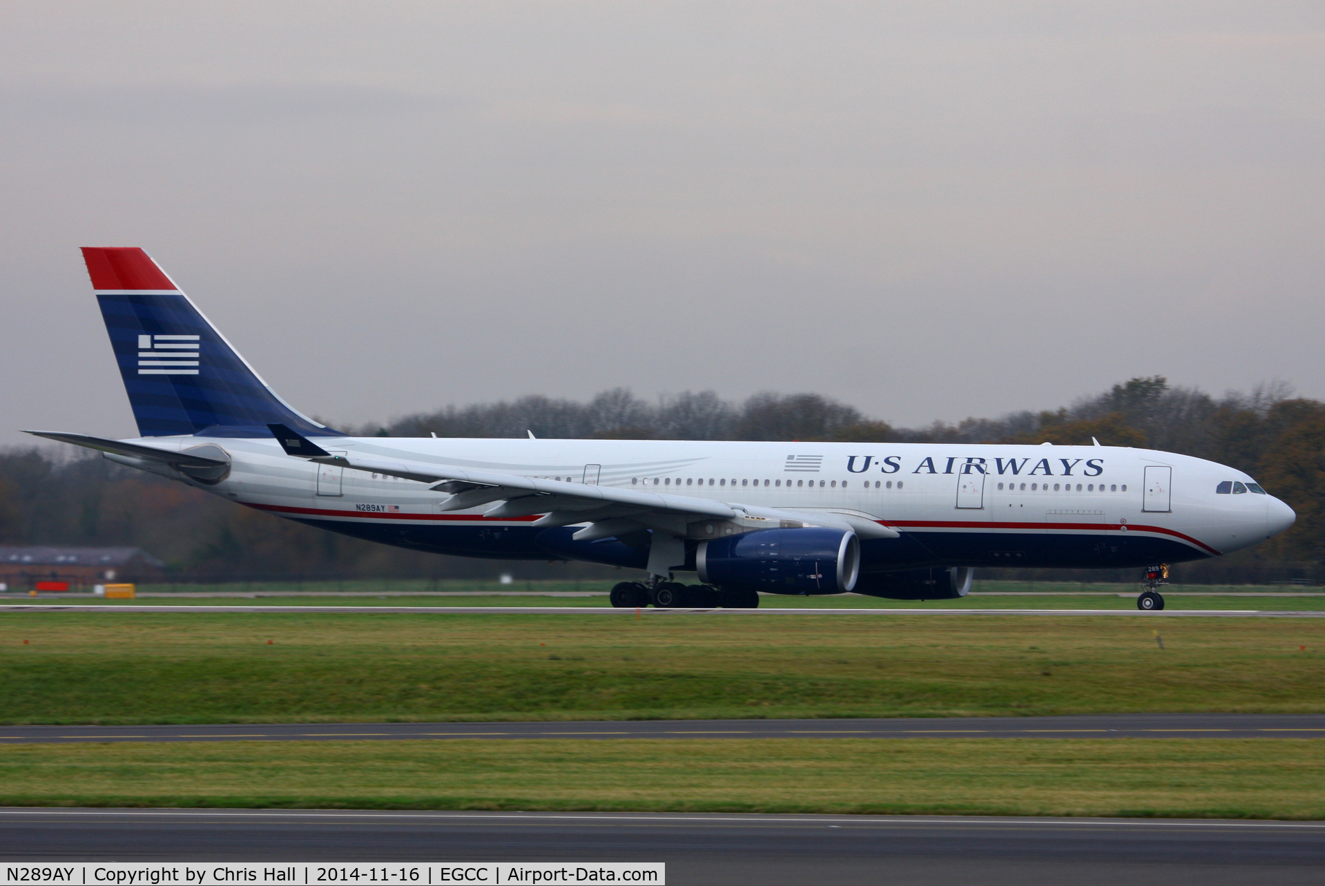 N289AY, 2013 Airbus A330-243 C/N 1455, US Airways
