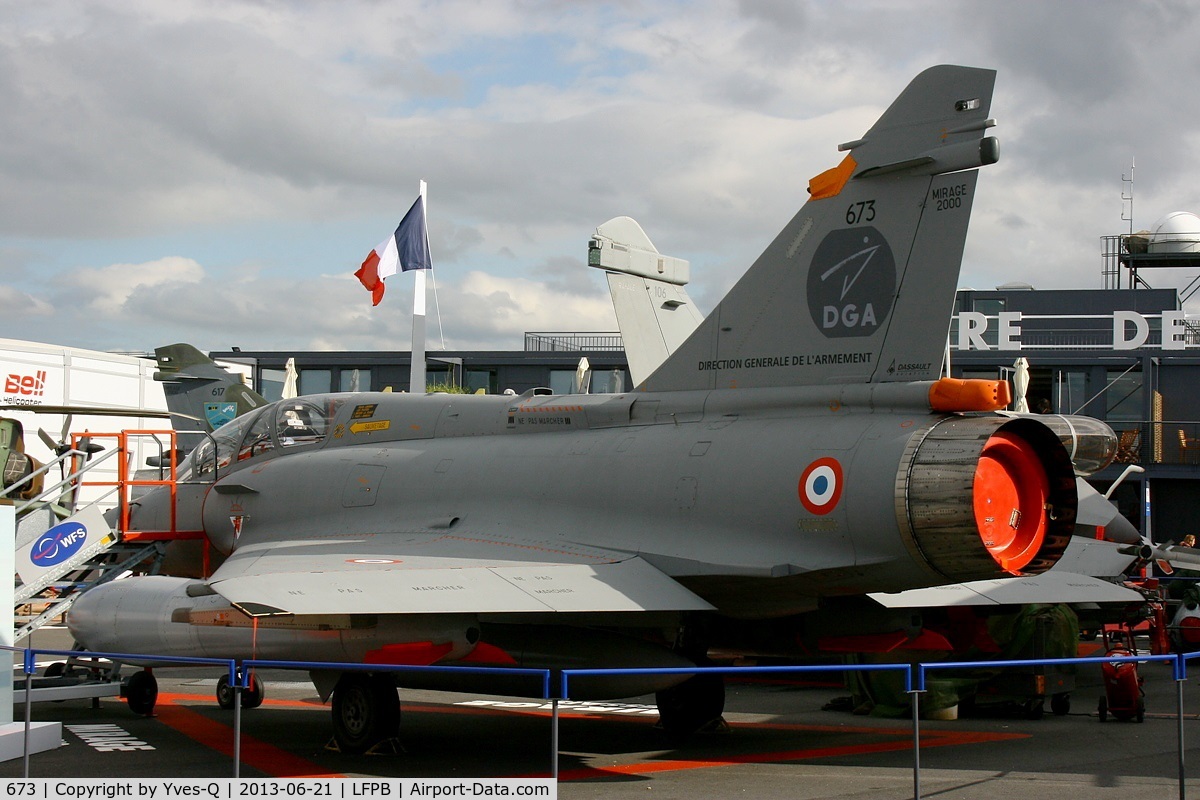 673, Dassault Mirage 2000D C/N 547, Dassault Mirage 2000D, Static display, Paris-Le Bourget (LFPB-LBG) Air Show 2013
