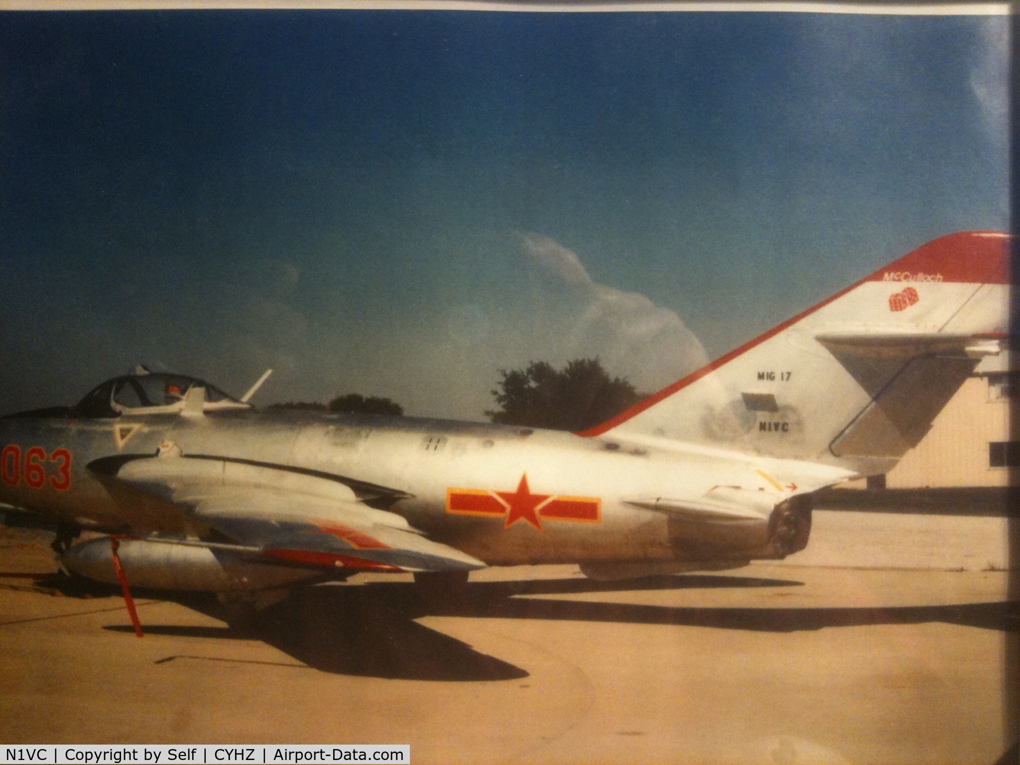 N1VC, 1956 Shenyang F4 C/N 2705, In 1990
David 
Owned and launched 40 flights