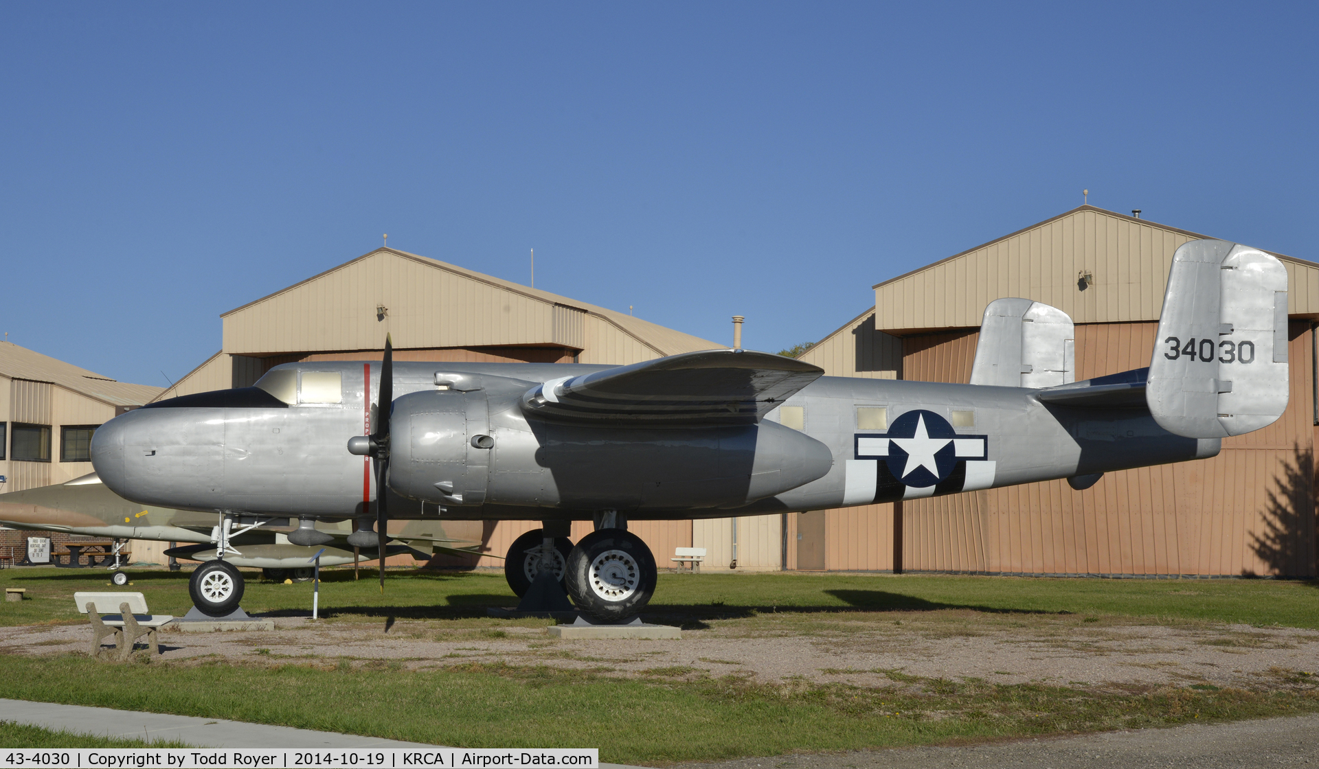 43-4030, 1943 North American VB-25J-1-NC Mitchell C/N 108-24356, At the South Dakota Air and Space Museum