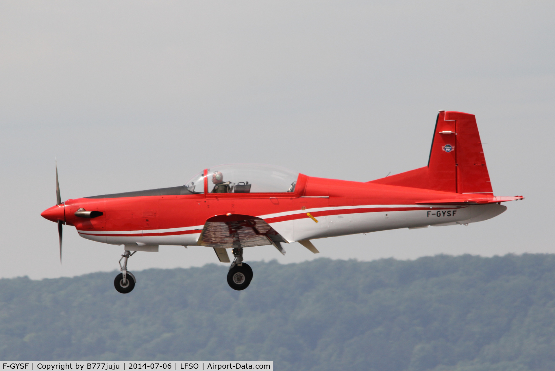 F-GYSF, 1979 Pilatus PC-7 Turbo Trainer C/N 137, at Nancy-Ochey