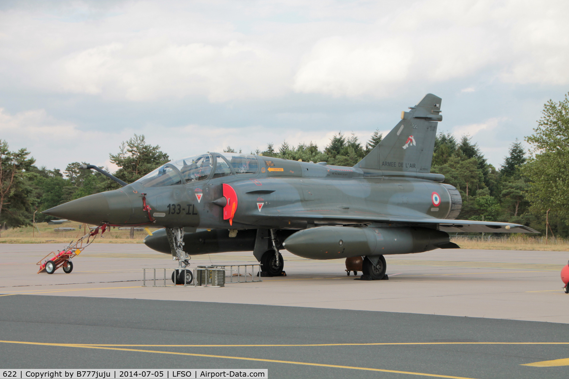 622, Dassault Mirage 2000D C/N 422, at Nancy-Ochey