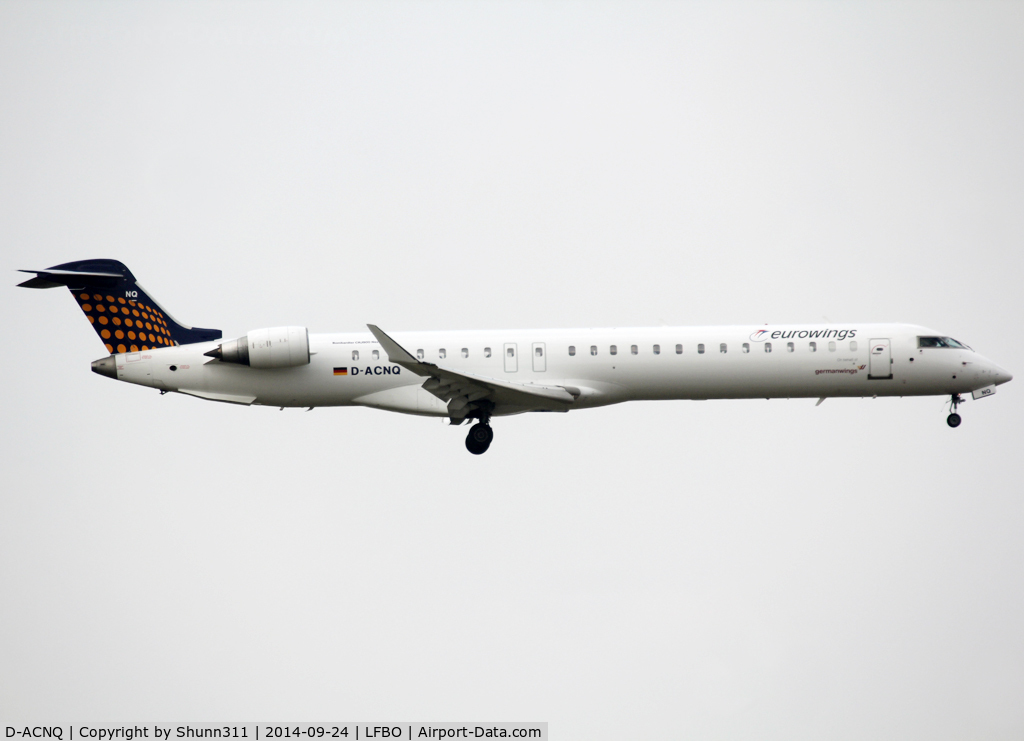 D-ACNQ, 2010 Bombardier CRJ-900LR (CL-600-2D24) C/N 15260, Landing rwy 32L