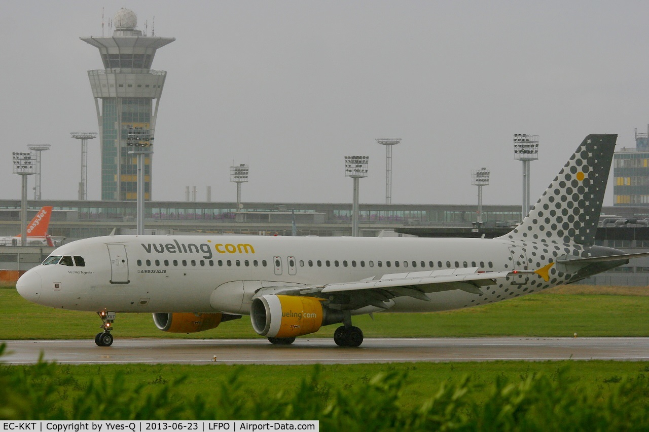 EC-KKT, 2007 Airbus A320-214 C/N 3293, Airbus A320-214, Taxiing after Landing Rwy 26, Paris-Orly Airport (LFPO-ORY)