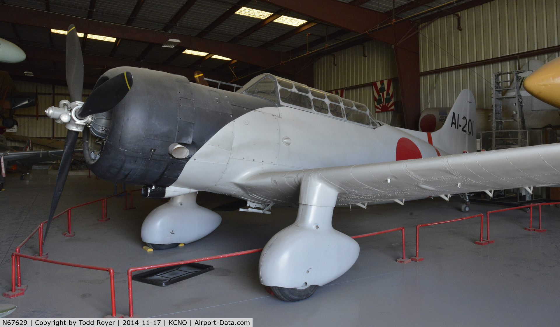 N67629, 1942 Convair BT-15 VAL C/N 11513, On display at the Planes of Fame Chino location