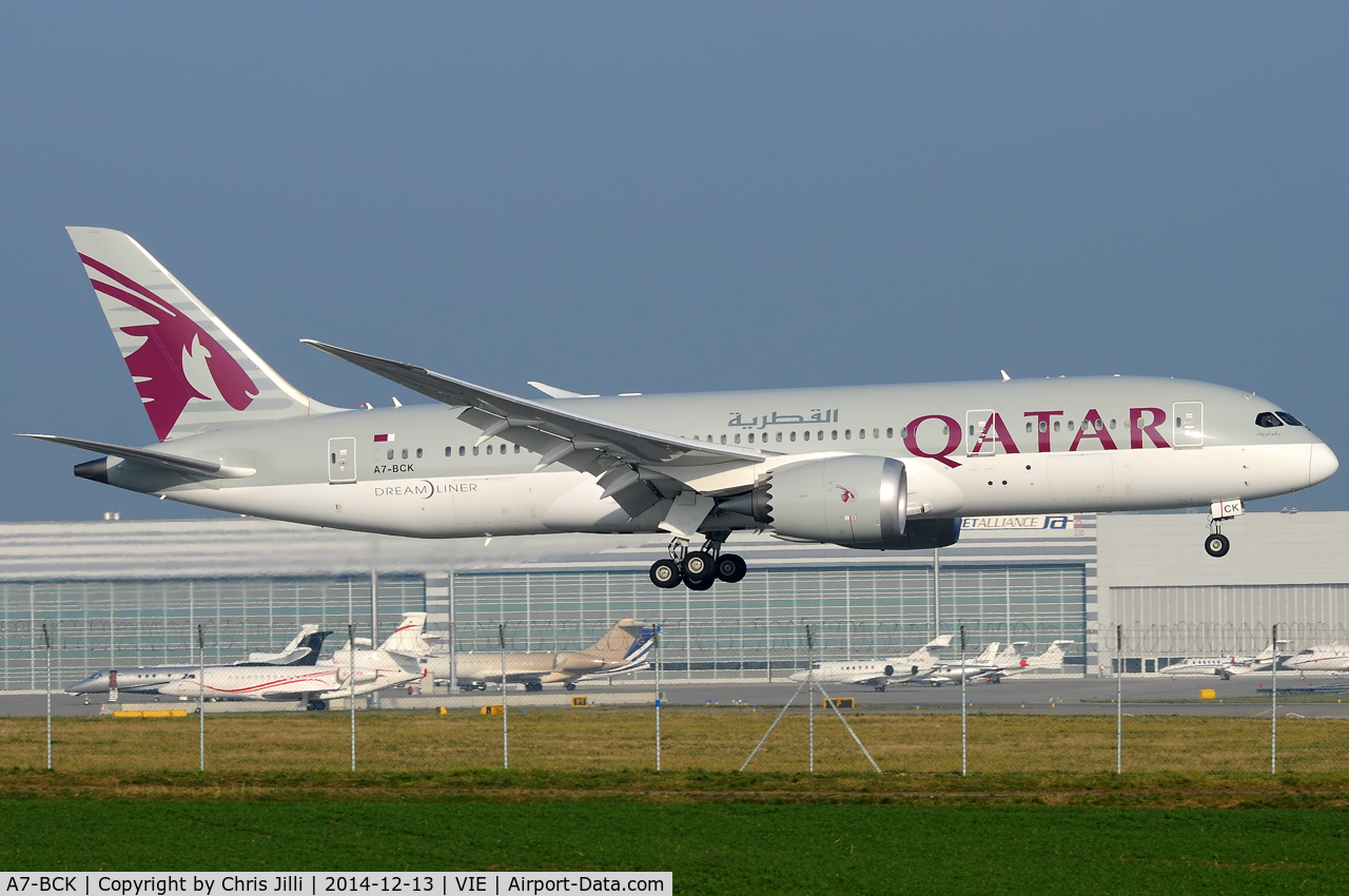 A7-BCK, 2012 Boeing 787-8 Dreamliner C/N 38329, Qatar Airways