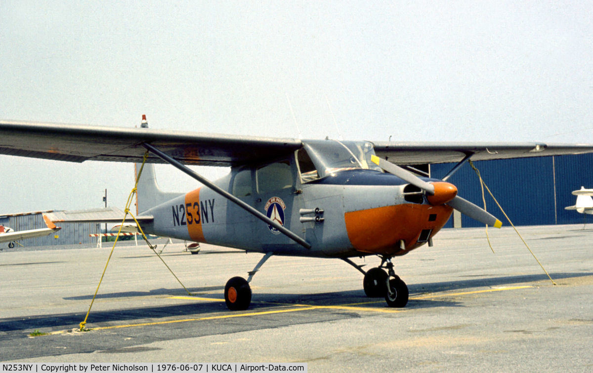 N253NY, 1957 Cessna 172 C/N 29216, This Civil Air Patrol Skyhawk was seen at Oneida County Airport, New York State in the Summer of 1976.  The airport closed in 2007