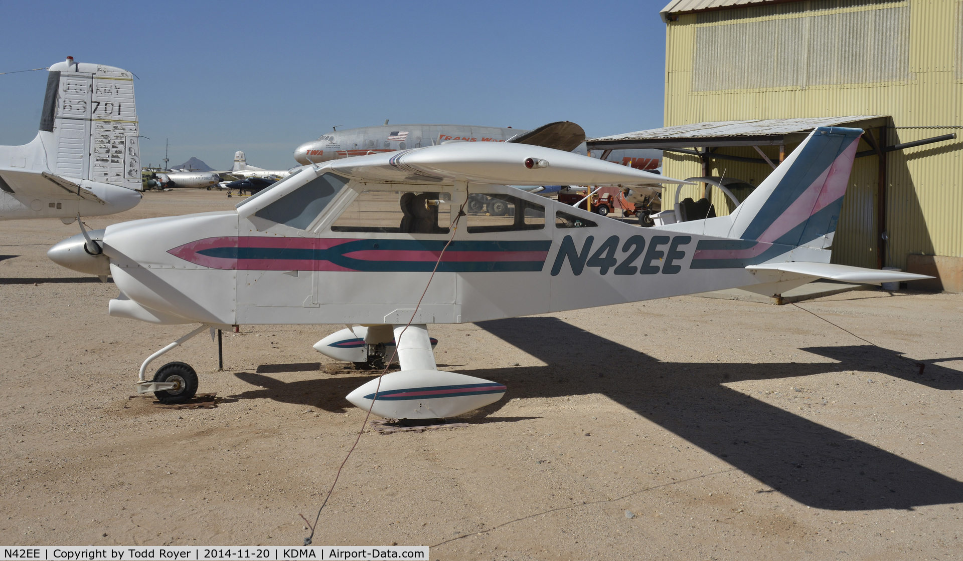 N42EE, Bede BD-4 C/N 382, On Display at the Pima Air and Space Museum