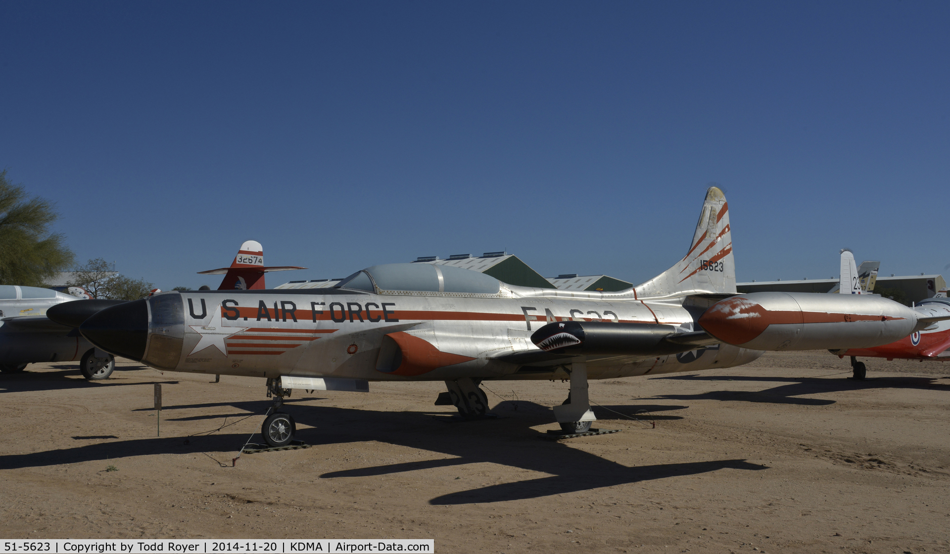 51-5623, 1951 Lockheed F-94C Starfire C/N 880-8219, On display at the Pima Air and Space Museum