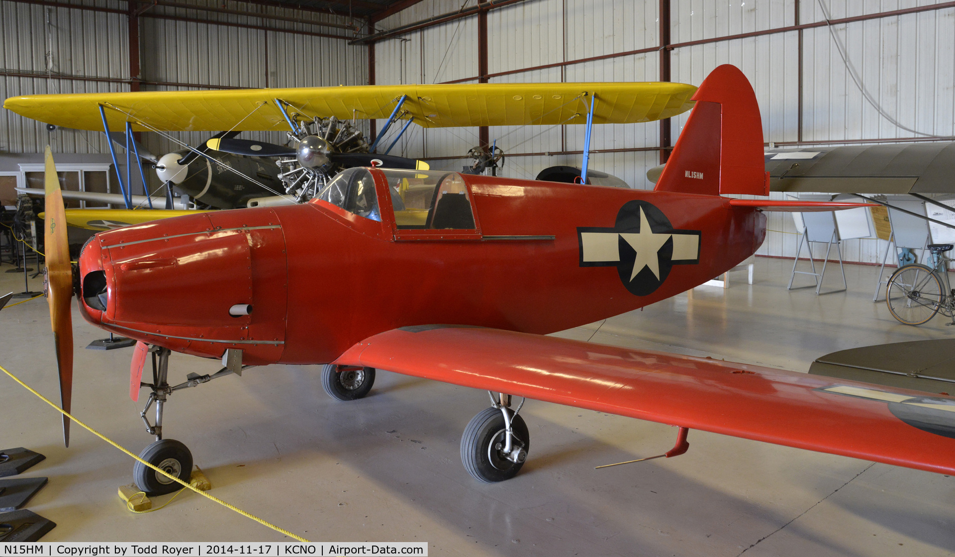 N15HM, Culver PQ-14B C/N N-839, On display at the Planes of Fame Chino location